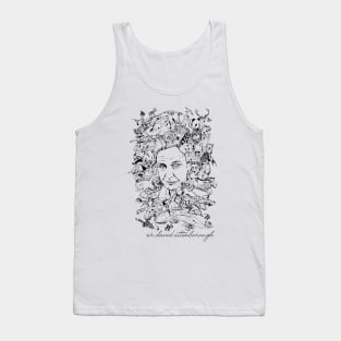 Attenborough's Animals (Text) Tank Top